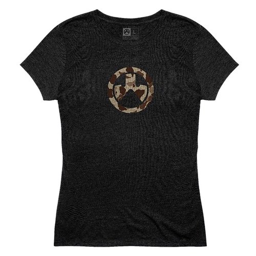 Das Magpul Raider Camo T-Shirt kombiniert Komfort und Stil mit 52% Baumwolle und 48% Polyester, einem tag-losen Etikett und strapazierfähigen Nähten.
