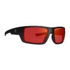 APEX EYEWEAR schwarze Fassung / graue, rot verspiegelte, polarisierte Gläser