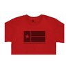 LONE STAR Baumwoll-T-Shirt, rot, Gr. L