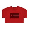 LONE STAR Baumwoll-T-Shirt Rot 3XL
