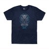 Sugar Skull Blend T‑Shirt 2XL Navy meliert