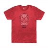 Sugar Skull Blend T‑Shirt 2XL Rot meliert