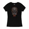 Damen Sugar Skull Blend T‑Shirt, schwarz, M