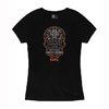 Damen Sugar Skull Blend T-Shirt, Schwarz, Größe L