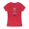 Damen-T-Shirt Sugar Skull Blend, Rot meliert, XL