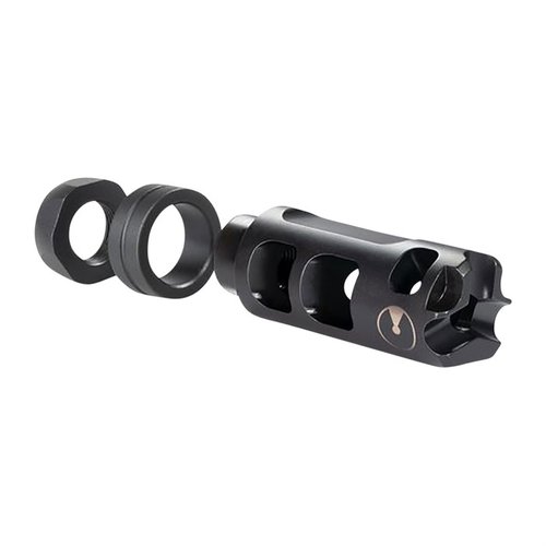 Der Ultradyne Pulse Compensator reduziert Rückstoß und Mündungserhebung, verbessert die Genauigkeit und bleibt dabei kompakt für deine AR-15.