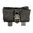 Roll-up-Dump-Pouch laminiert, schwarz