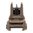 MBUS 3 Front Sight, klappbares, verstellbares Vordervisier, Polymer, FDE