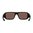 RIFT Brille, schwarzer Rahmen, bronzefarbene Gläser mit blauer Verspiegelung, polarisiert