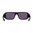 RIFT Brille, schwarzer Rahmen, violette Gläser mit grünem Spiegel, polarisiert