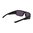 RIFT Brille, schwarzer Rahmen, violette Gläser mit grünem Spiegel, polarisiert