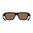 Sonnenbrille, Schildpatt-Fassung / bronzefarbene Gläser mit blauer Verspiegelung, polarisiert