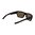 Sonnenbrille, Schildpatt-Fassung / bronzefarbene Gläser mit blauer Verspiegelung, polarisiert