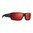 ASCENT Sonnenbrille schwarzer Rahmen / graue Gläser mit roter Spiegelbeschichtung, polarisiert
