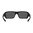 ASCENT Sonnenbrille schwarzer Rahmen / graue Gläser mit roter Spiegelbeschichtung, polarisiert
