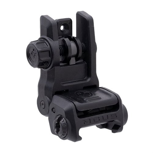 Die MBUS 3 Rear Sights von Magpul sind leicht, robust und bieten eine schnelle Auswahl der Aperturen. Sie sind klappbar und passen perfekt auf M1913 Picatinny Rails.