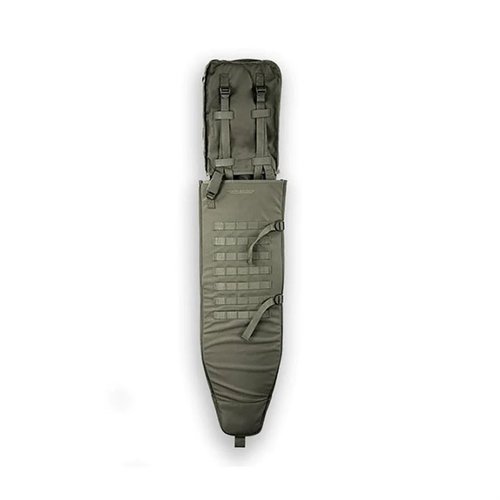 Der Eberlestock A4SS Tactical Weapon Carrier ermöglicht schnellen Zugriff auf deine Waffe und bietet stabile Seitenwände, die die Halterung offen halten.
