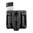 Single-Stack-Doppel-Magazintasche, schwarz