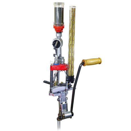 Die PRO 1000 Progressive Presse von LEE PRECISION bietet dir eine effiziente 3-Loch Wiederladeausrüstung für präzises Nachladen von 45 ACP mit vielen Funktionen.