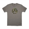 Woodland-Camo Icon CVC T-Shirt 3XL Steingrau