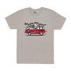 FREEDOM BUS Baumwoll-T-Shirt, Silber, S