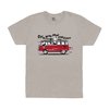 FREEDOM BUS Baumwoll-T-Shirt Silber 2XL