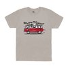 FREEDOM BUS Baumwoll-T-Shirt Silber 3XL