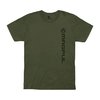 VERT Logo Baumwoll-T-Shirt Olive Drab MD