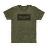 ROVER BLOCK CVC T-SHIRT OLIVE DRAB MELANGE MD
