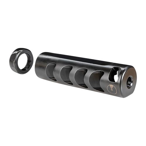 Der APOLLO LR Kompensator reduziert Rückstoß und Mündungshochgang, perfekt für 7mm und Magnum-Kaliber, um präzises Schießen auf lange Distanz zu ermöglichen.