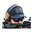 Standard Leder-Patch Trucker Navy