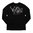 MULEY Baumwoll-Langarm-T-Shirt Schwarz S