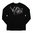 MULEY Baumwoll-Langarm-T-Shirt M Schwarz
