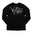 MULEY Baumwoll-Langarm-T-Shirt L Schwarz