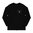 MULEY Baumwoll-Langarm-T-Shirt XL Schwarz