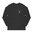 MULEY Baumwoll-Langarm-T-Shirt, Anthrazit, Small