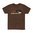 WAPITI BLEND T‑SHIRT Braun meliert, Gr. L