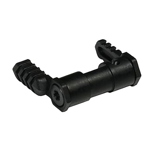 Der CMMG® ZEROED™ Ambi-Safety Selector bietet robuste Bauweise, stylisierte Hebel und die Möglichkeit, zwischen 60° und 90° Wurf zu wählen. Ideal für sicheres Handling!