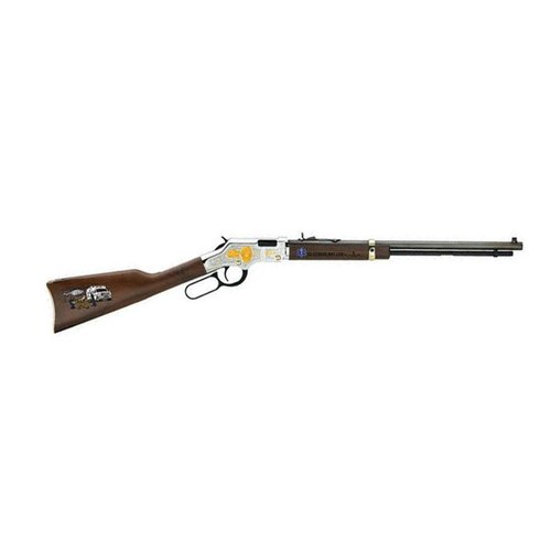 Die HENRY REPEATING ARMS EMS Tribute Edition mit 20 Zoll Lauf und 15+1 Kapazität in .22 LR bietet dir Präzision, Zuverlässigkeit und ein ansprechendes Design.