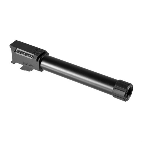 Mit dem SilencerCo HK VP9 Gewindelauf kannst du deine 9mm VP9 einfach auf einen Schalldämpfer umrüsten, dank präziser Fertigung und ½"-28 Gewinde.