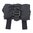 FOUNDATION SERIES faltbare Dump-Pouch, schwarz