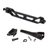 Der 8-Zoll Raised Arm Bar mit klappbarem Buttplate ist leicht, stabil und modular, mit integriertem QD Sling Socket und einem klappbaren Mechanismus für einfache Handhabung.