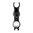 Gasblock-Kombi ohne Sicherungsstiftloch – verstellbar