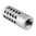 Kompensator .22‑Kaliber 1/2-28 Aluminium silber