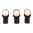 Metrische Perle, 1/8" 3MM TPI, 3er-Pack