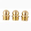 Messing-Saumkorn, 1/8" 6-48 TPI, goldfarben, 3er-Pack