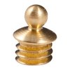 Messing-Perle mit Rand, 1/16" 3-56 TPI, gold