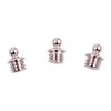 Messing-Randkorn, 1/16" 3-56 TPI, matt-silber, 3er-Pack