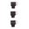 STD-Perle, 1/8 in (6-48 TPI), Schaft 5/64 in, weiß, 3er-Pack