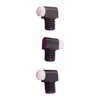 Standard-Visierperle, 1/8" 6-48 TPI, Schaft 9/64", weiß, 3er-Pack